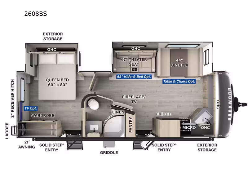 2025 Rockwood 2608BS - 2781383 - Image #33