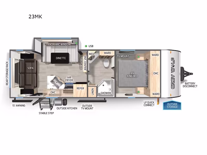 2025 Cherokee 23MK - 2793885 - Image #3